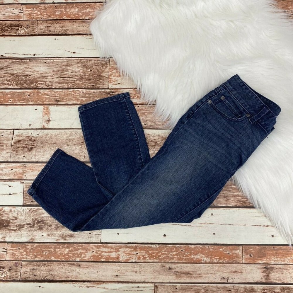 Ann Taylor Loft Modern Crop Straight Jeans Size 00 - Picture 1 of 6